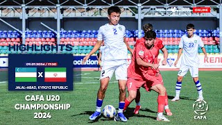 HIGHLIGHTS  Uzbekistan  IR Iran  CAFA U20 CHAMPIONSHIP 2024 [upl. by Lynad749]