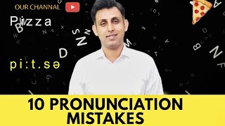 10 Pronunciation Mistakes 10 mispronounced words Part1 [upl. by Bannister614]