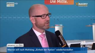 Landtagswahl in SchleswigHolstein Interview mit Peter Tauber und Thomas Strobl am 080517 [upl. by Rosaline]