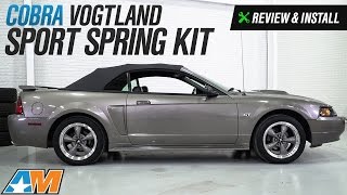 19942004 Mustang GT Cobra Vogtland Sport Spring Kit Review amp Install [upl. by Hodgson]