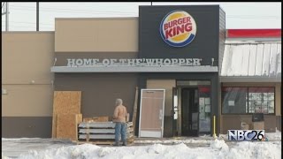 Car Crashes Into Oshkosh Burger King [upl. by Lahcsap]