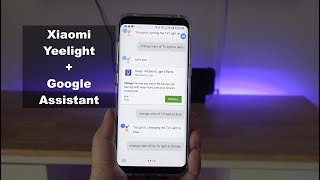 Control Xiaomi YeeLight with Google Assistant  Home [upl. by Laidlaw]