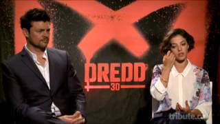 DREDD 3D  Karl Urban amp Olivia Thirlby Interview at TIFF 2012 with Tribute [upl. by Isayg150]