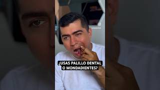 PALILLOS DENTALES o MONDADIENTES vs SEDA o HILO DENTAL y CEPILLOS INTERDENTALES ¿Cuál es mejor [upl. by Billi]