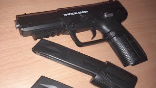 FN 57 Spring Type Airsoft Pistol DOUBLE MAG [upl. by Rehctaht]