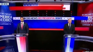 vice president debate for 2024 vs what I heard [upl. by Ahsirhcal927]