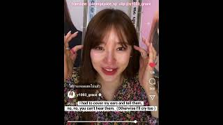 yooneunhye live stream after finished wsgwannabe project shes such a warmhearted person 😭 [upl. by Dud]