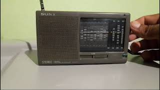 Sony sw11 portable 12 band radio 📻📻 [upl. by Notreve296]