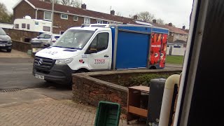 Tesco Delivery Service Van at 920am 69 TMU [upl. by Suilenrac]