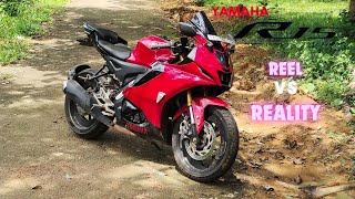 R15 v4 ഇവൻ 200 cc bike ine തോൽപിക്കൊ ❓Reel vs realityinsta360Malayalam [upl. by Culley885]