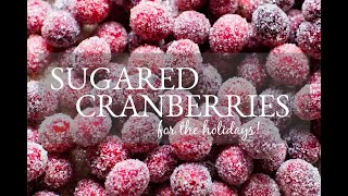 Sugared Cranberries [upl. by Elstan]