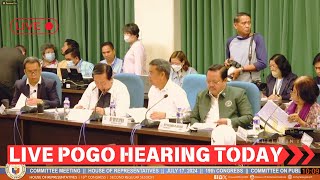 Pagdiginig sa POGO ng BAMBAN Tarlac at PORAC Pampanga  Congress POGO Hearing Live July 17 2024 [upl. by Ritch301]