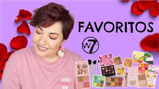 MIS FAVORITOS DE W7 MAKEUP ¿Qué comprar ♥️ GUÍA MAQUILLAJE⎥Monica Vizuete [upl. by Adnuahsal]