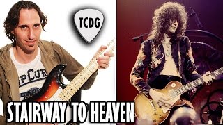 Como Tocar El Solo De Stairway To Heaven Tutorial Completo Aprende Guitarra Eléctrica TCDG [upl. by Warila]