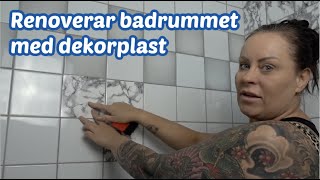 Renoverar badrummet för en billig peng [upl. by Leirda825]