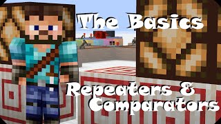 Redstone Basics  Repeaters And Comparators  Minecraft Tutorial [upl. by Lem22]