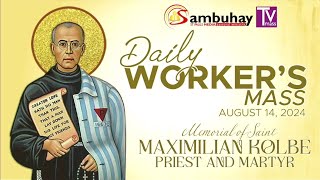 Sambuhay TV Mass  August 14 2024  Memorial of St Maximilian Kolbe Priest and Martyr [upl. by Nroht]