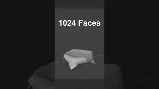 Torus Cloth Simulation from 1 to 4096 Faces  Lets drop it blender blender3d shorts [upl. by Burnard]