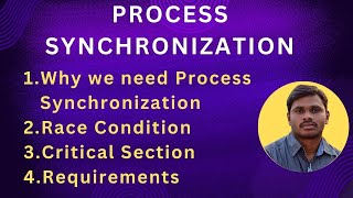 30 PROCESS SYNCHRONIZATION PART1 [upl. by Moazami463]