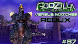 Godzilla Unleashed Wii  Versus Matches REDUX 87 [upl. by Crockett]