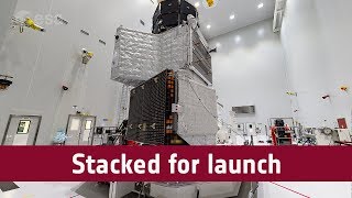 BepiColombo stacked for launch [upl. by Ahseinek]