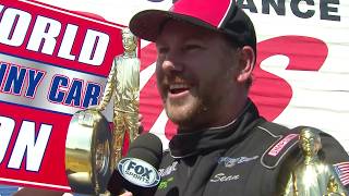 Sean Bellemeur clinches backtoback Top Alcohol Funny Car Championships [upl. by Ennoryt]