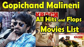 Gopichand Malineni All Hits and Flops Movies List  Krack  Ravi Teja  Venkatesh  Sai Dharam Tej [upl. by Fabe937]