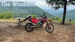 First Dirt ride of the CRF 450 RL [upl. by Mychal711]