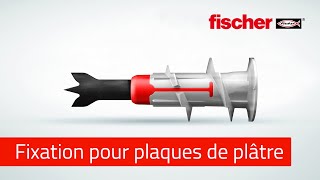 Cheville autoforeuse DUOBLADE  FIXER dans TOUS les types de PLAQUES DE PLÂTRE  FISCHER [upl. by Eatnoled427]