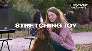 Stretching Joy Flexadin® Advanced with UCII®  30s [upl. by Ecirpak]