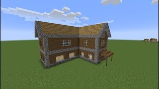 TUTO Minecraft  Maison en bois 10 [upl. by Madanhoj910]