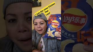 I just Ate some Chicken Feet Lays fritolay chickenfeet chips [upl. by Enamart908]