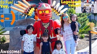 Amusement Theme Park Our Trip to Legoland Resort Ninjago Legoland City Kiddie Rides and More [upl. by Trellas]