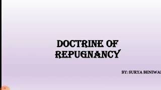 DOCTRINE OF REPUGNANCY  Constitutional Law  By Surya Beniwal [upl. by Merola]