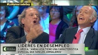 laSexta Noche  Tensión en el plató entre Javier Aroca y Eduardo Inda [upl. by Xuaeb]