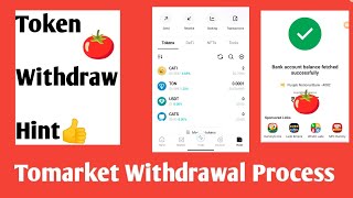 To market token ko Witget wallet se Kaise Withdraw karen ll Tomarket Token Withdrawal Process [upl. by Jerrylee288]