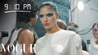 How Moroccan Model Rania Benchegra Gets Runway Ready  Diary of a Model  Vogue [upl. by Statis]