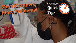 Multichannel Pipette Edge Issues  Addgenes Quick Tips [upl. by Norab]