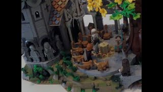 Lego LotR Rivendell 10316 part 04 in 4K [upl. by Sweyn]