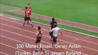 Roland Wegner wird Weltmeister über 100m im Rückwärtslaufen  Retrorunning [upl. by Alexandria12]