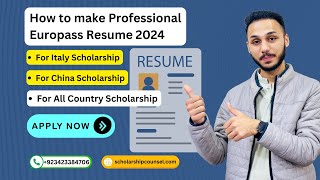 How to make Europass CV for free  Europass CV kaise banaye  Europass CV format  europasscv [upl. by Gaylor]