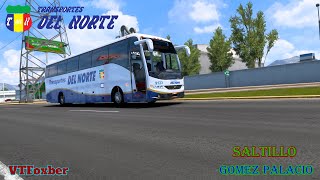 ATS 150  Saltillo  Gámez Palacio  Transportes del Norte VOLVO 9700 [upl. by Oiratno]