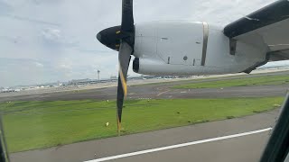 【セントレア発初便】トキエア ATR72600 セントレア出発amp新潟空港到着 [upl. by Beckman]