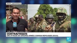 Attaque à Bangui en Centrafrique  quotLa ville sattendait à cette démonstration de forcequot [upl. by Sugna]