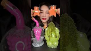 ASMR 🧡💚🐸🥚 asmr drinking frog eggs viral shorts [upl. by Aihtnis722]