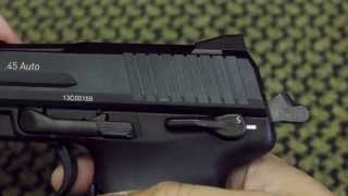 KWA HK45 Gas Blowback Pistol [upl. by Allerim]