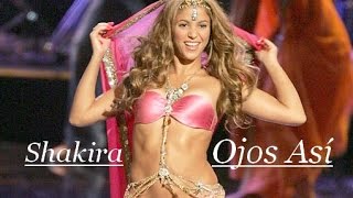 Shakira  Ojos Asi Lyrics Video Full HD [upl. by Ragnar]