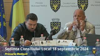 Ședința Consiliului Local 18 09 2024 [upl. by Irdua352]