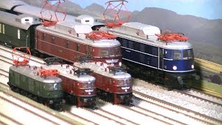 HO Elektrische Lokomotiven E1911 Ep 2 E1912 Ep 3 Fleischmann DCC Sound [upl. by Wilek]