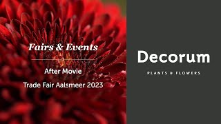 Trade Fair Aalsmeer 2023  Decorum Aftermovie [upl. by Nomde]